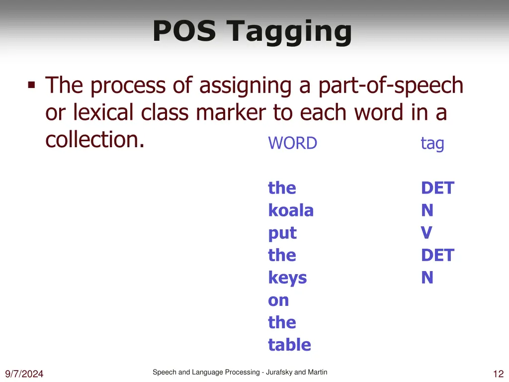 pos tagging 5