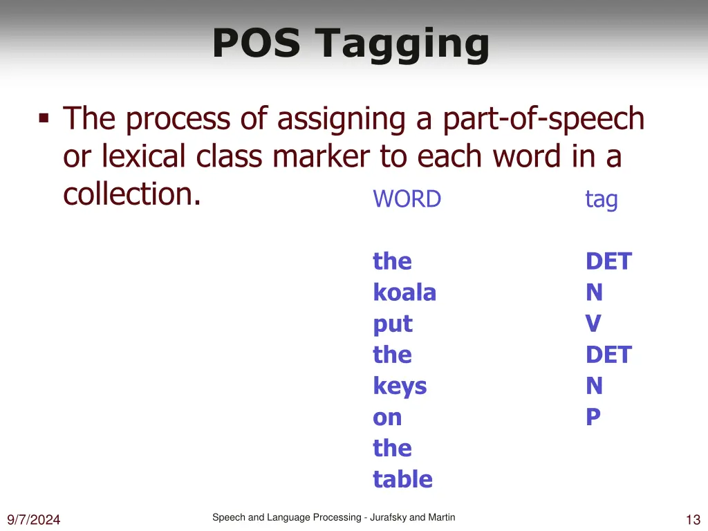 pos tagging 6