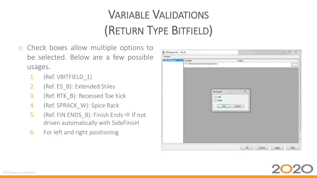 v v ariable ariable v v alidations r r eturn 7