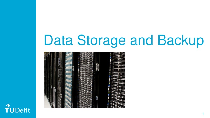 data storage and backup