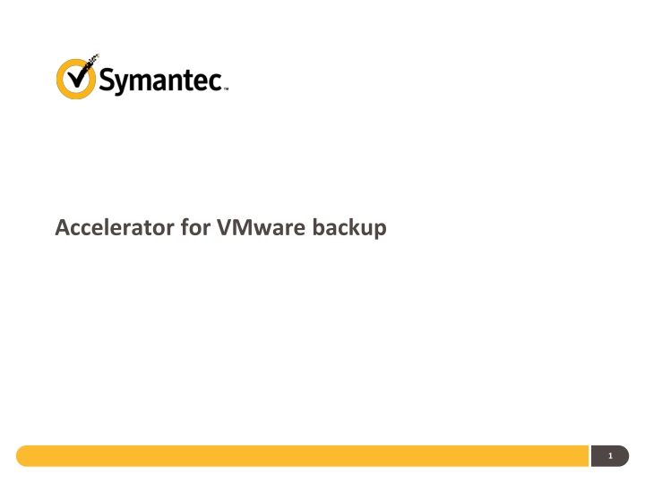 accelerator for vmware backup