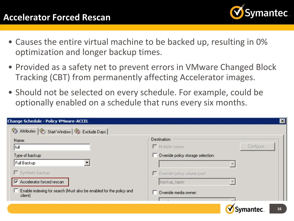 accelerator forced rescan