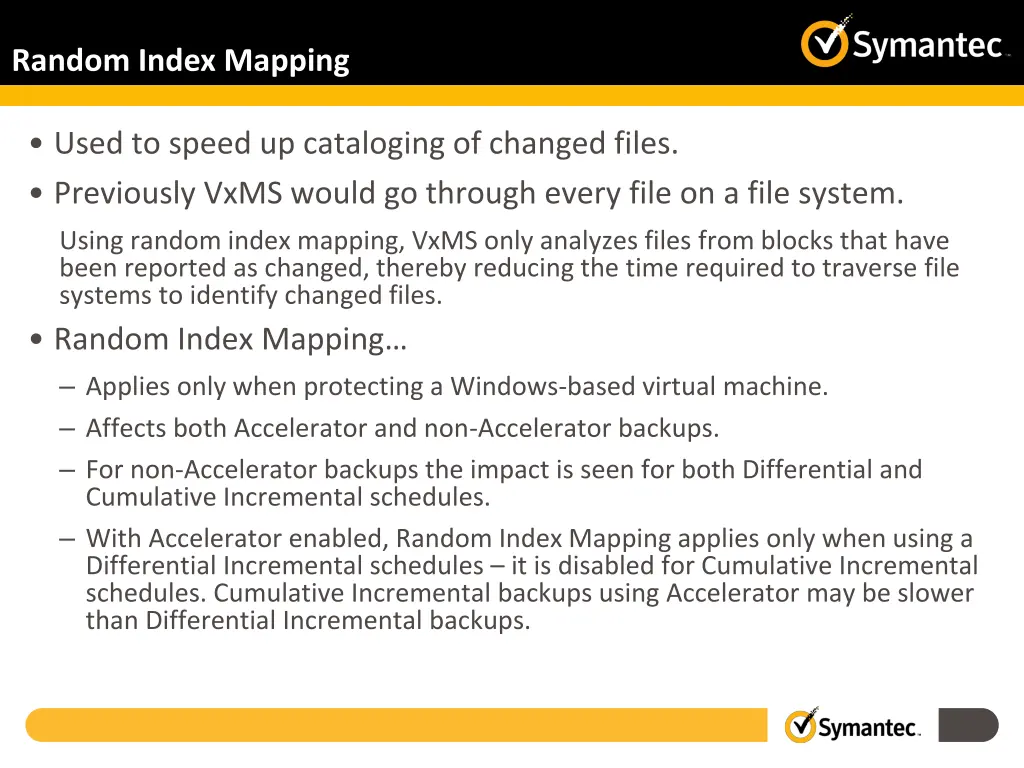 random index mapping