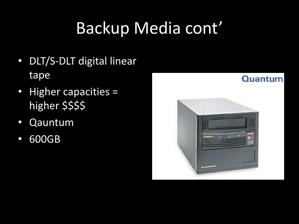 backup media cont 2