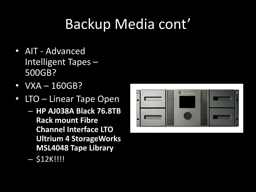 backup media cont 3