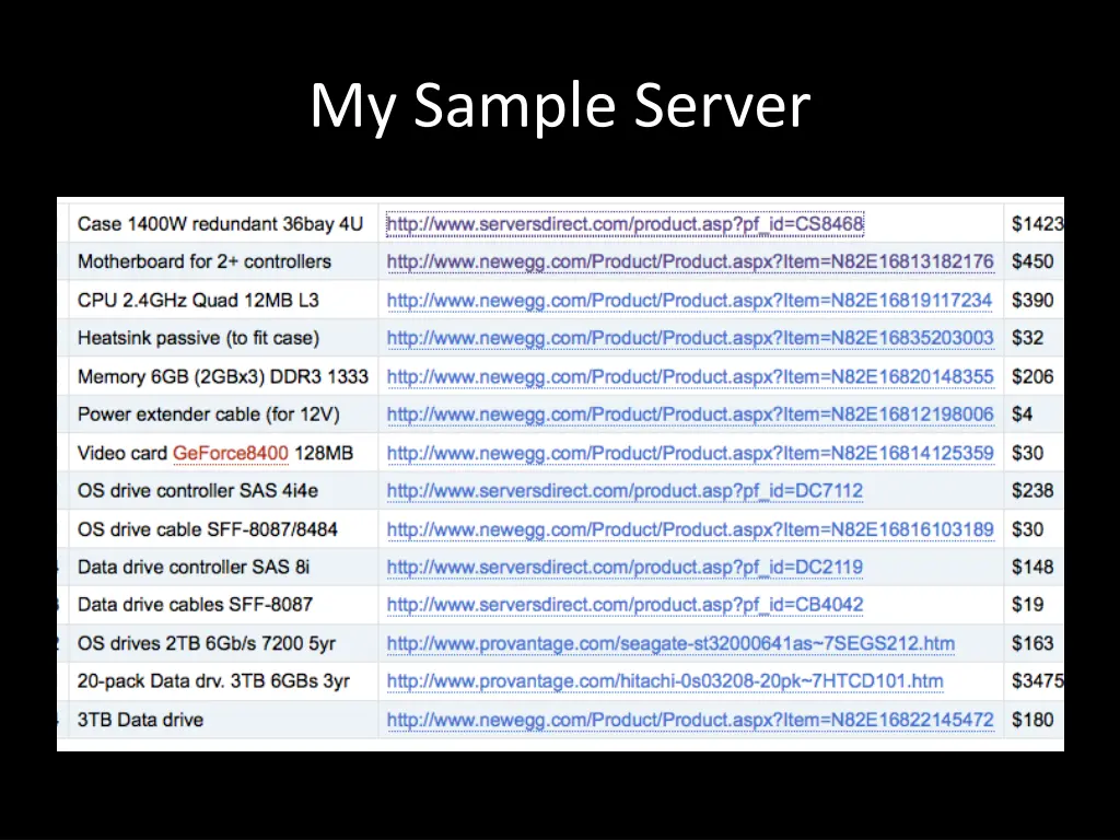 my sample server