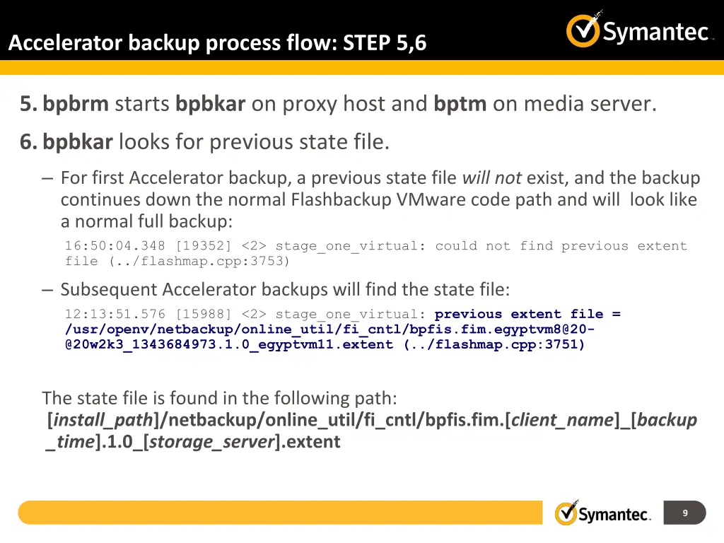 accelerator backup process flow step 5 6