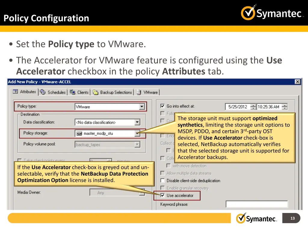 policy configuration