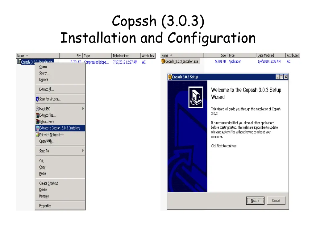 copssh 3 0 3