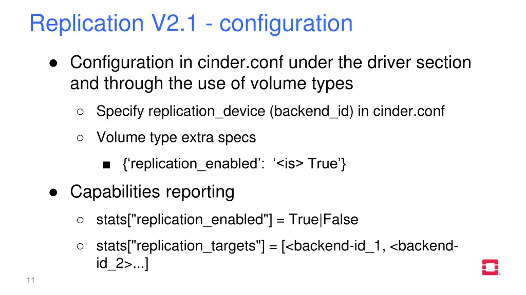 replication v2 1 configuration