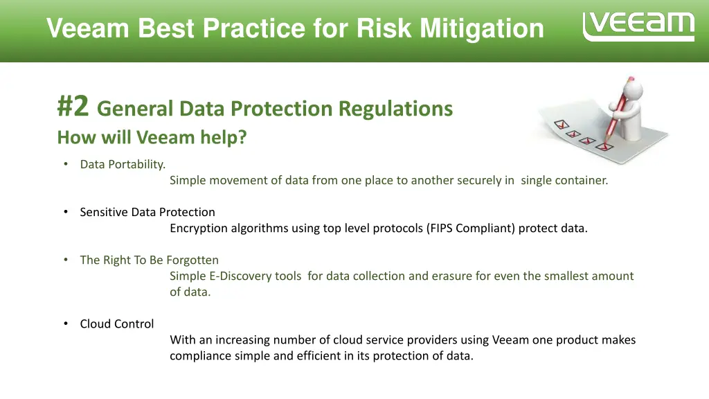 veeam best practice for risk mitigation 1