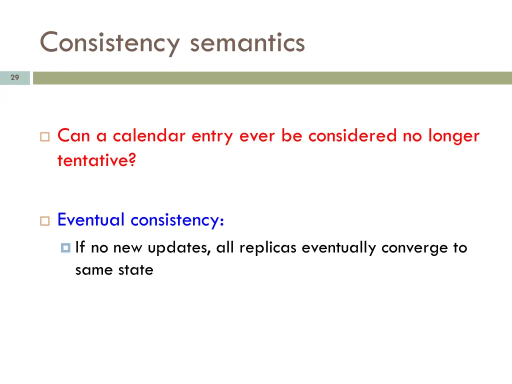 consistency semantics