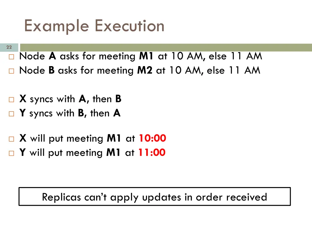 example execution