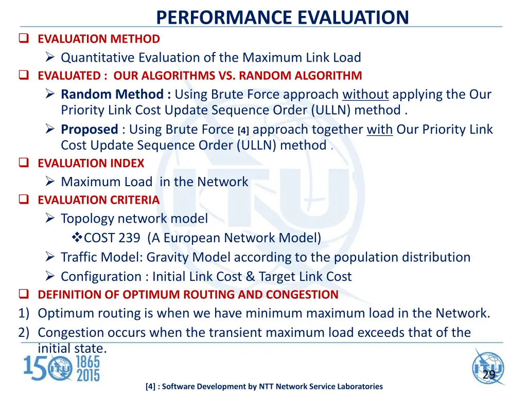 performance evaluation