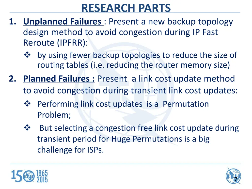 research parts