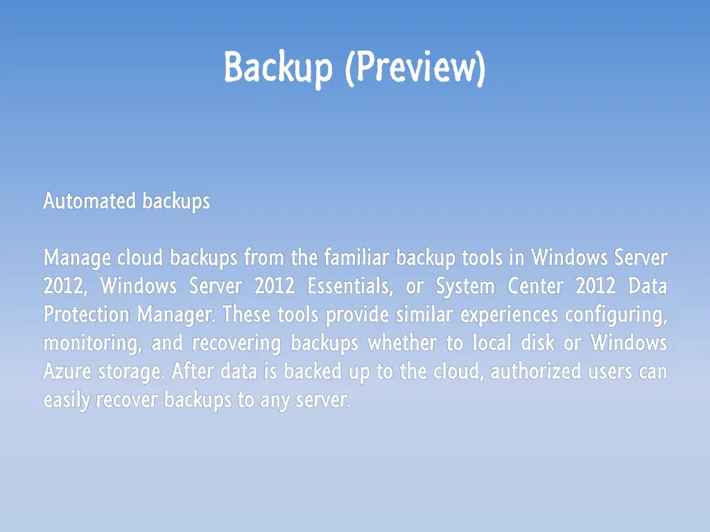 backup preview 1