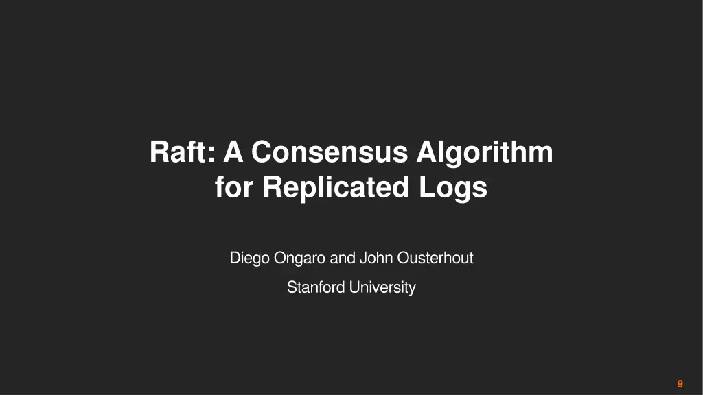 raft a consensus algorithm for replicated logs