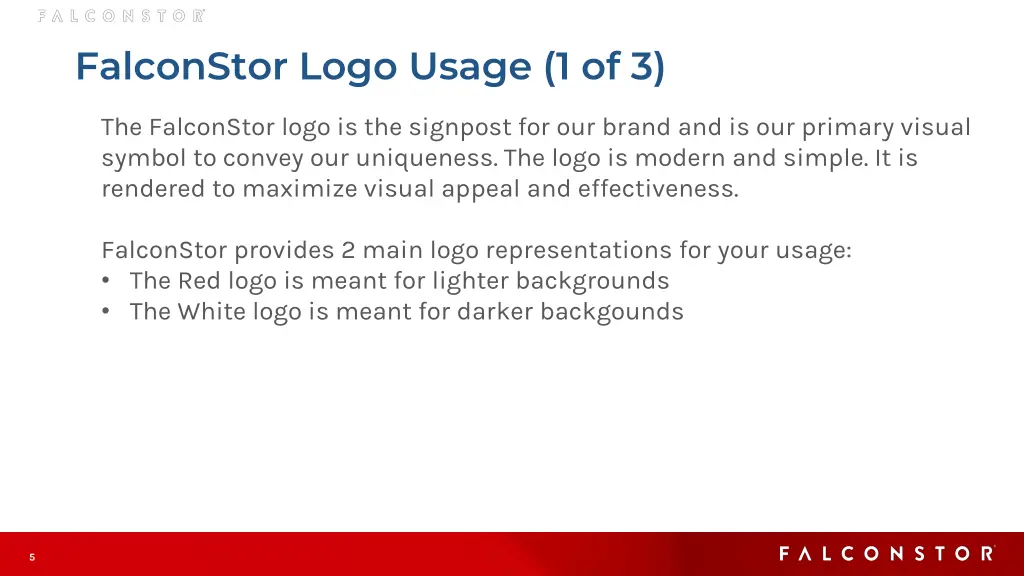 falconstor logo usage 1 of 3