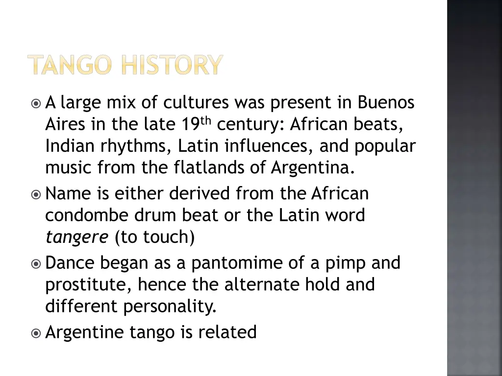 tango history