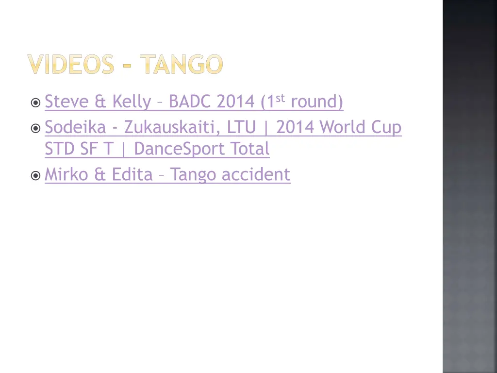 videos tango