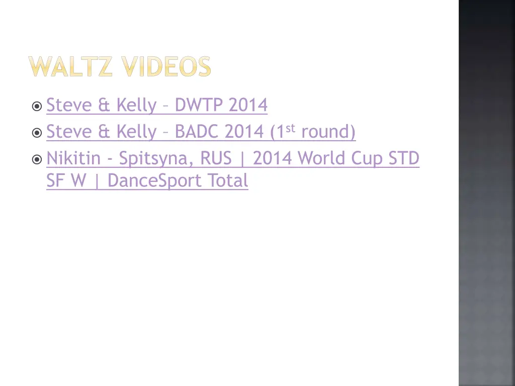 waltz videos