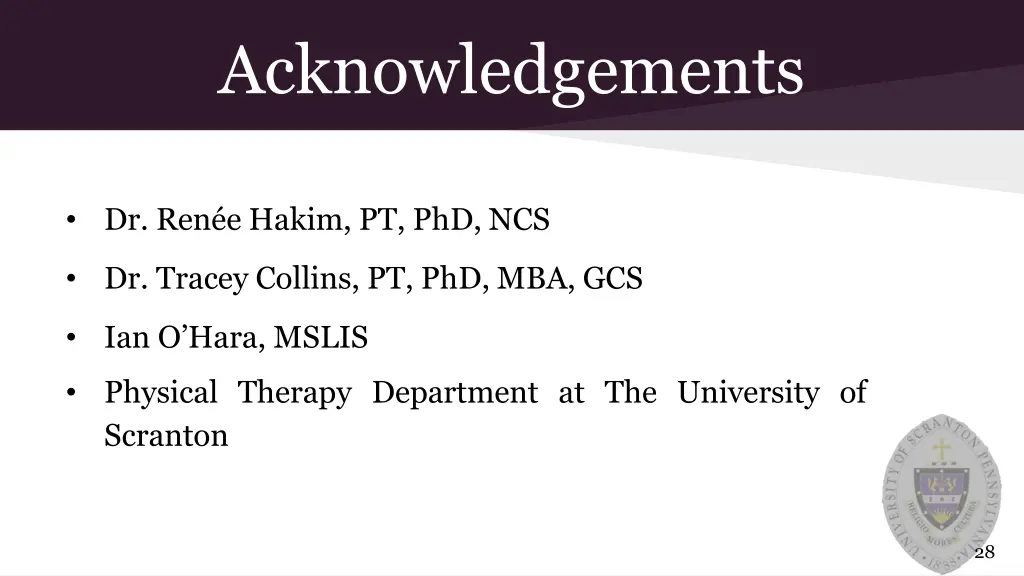 acknowledgements