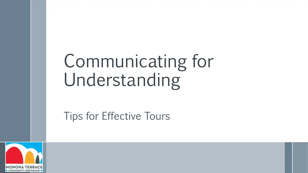 communicating for understanding 1