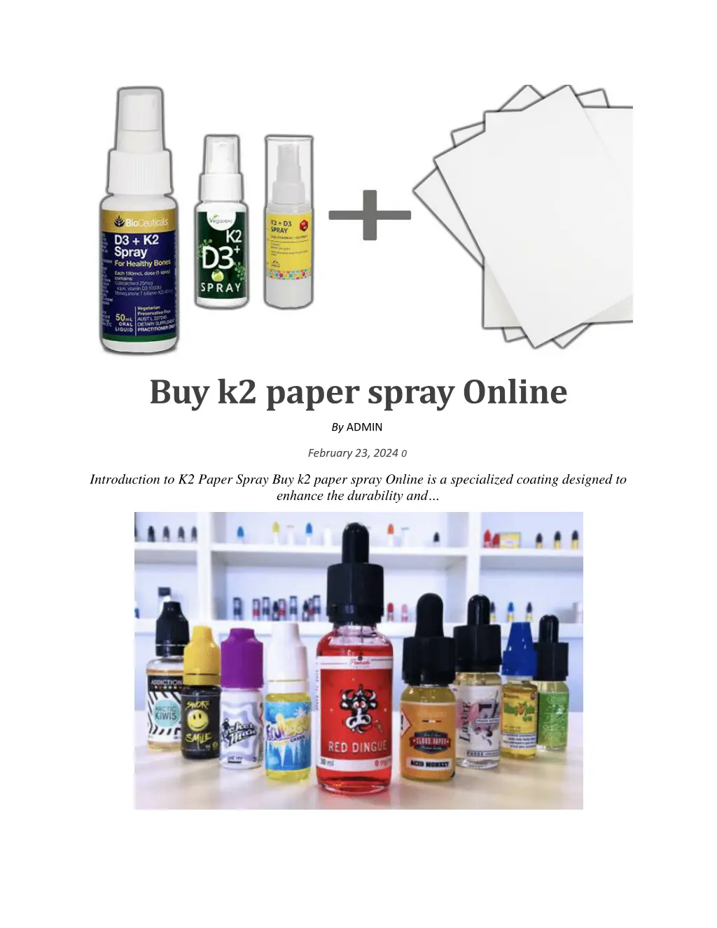 buy k2 paper spray online