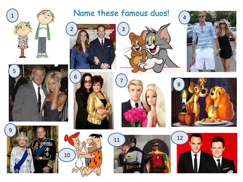 name these famous duos