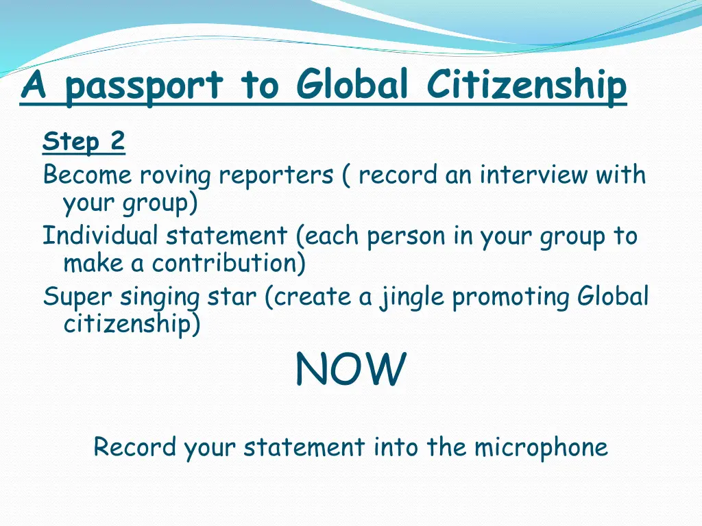 a passport to global citizenship 12