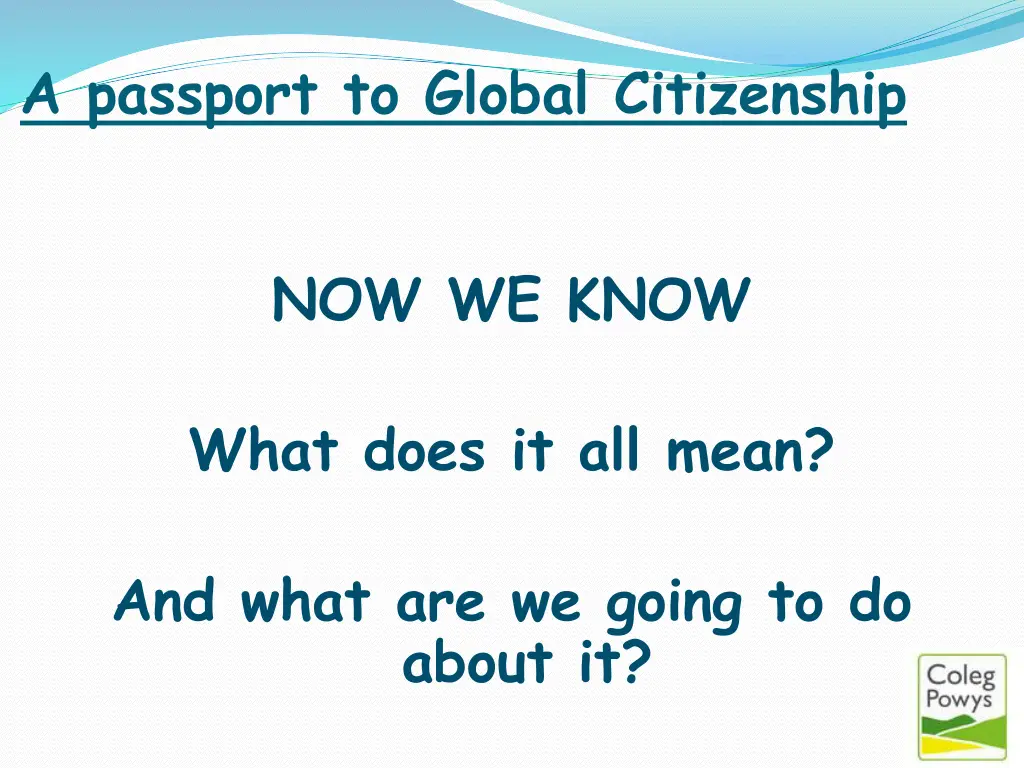 a passport to global citizenship 8