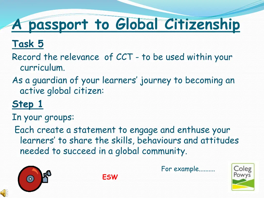 a passport to global citizenship task 5 record