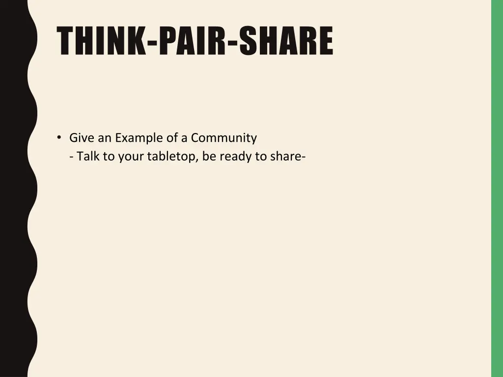 think pair share