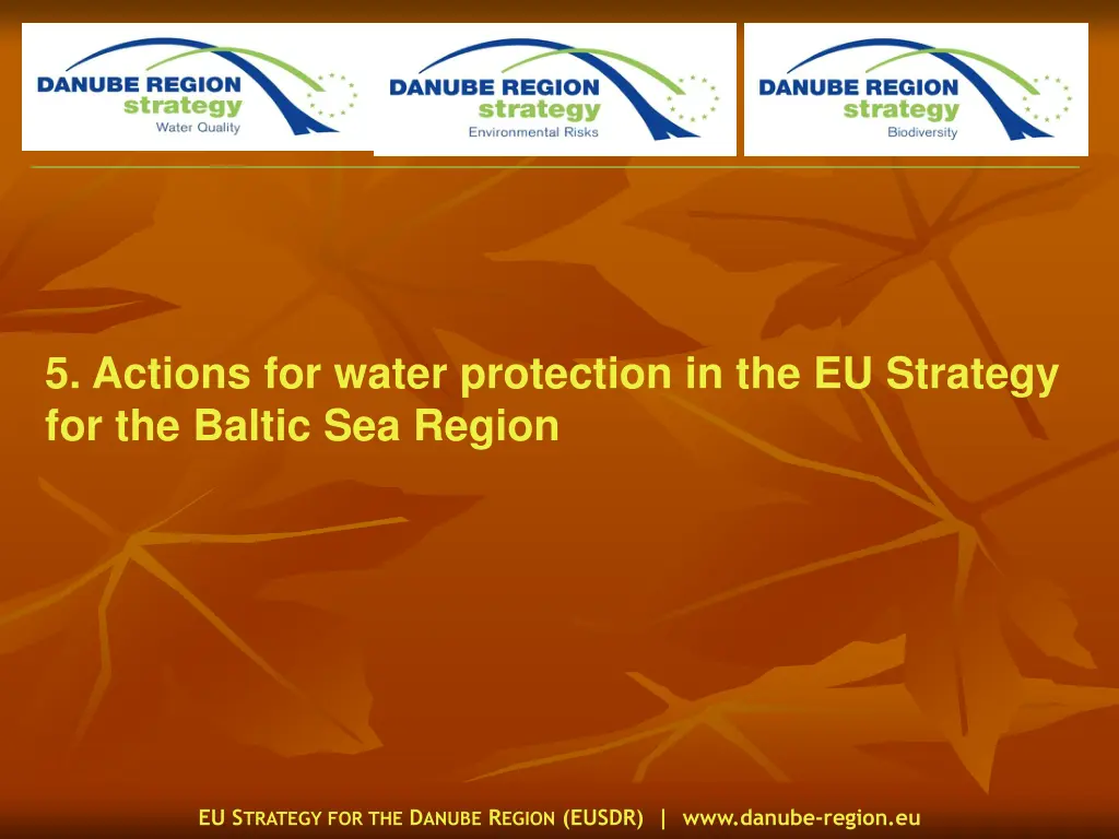 5 actions for water protection in the eu strategy