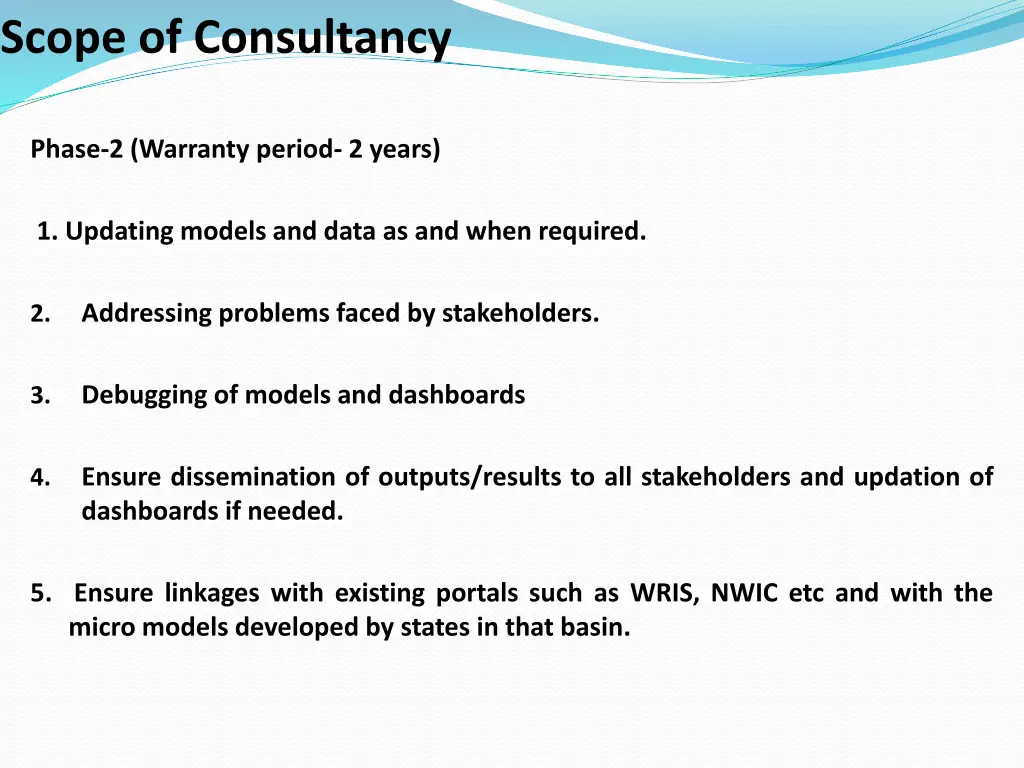 scope of consultancy 1