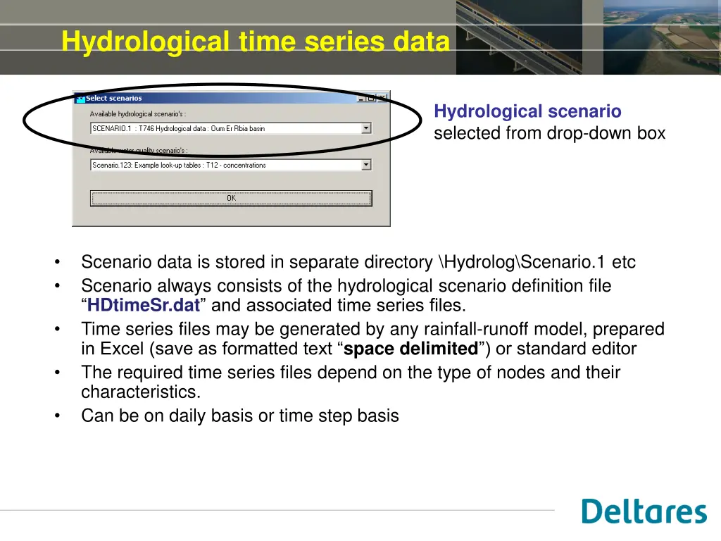 hydrological time series data