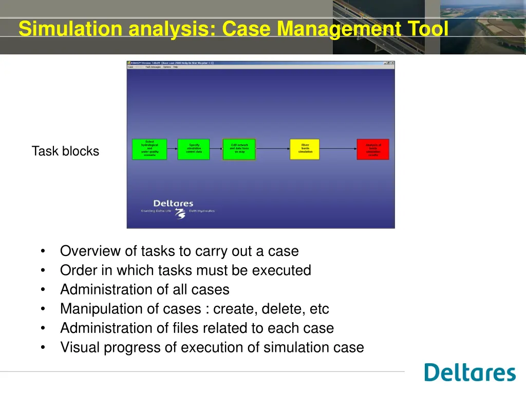 simulation analysis case management tool