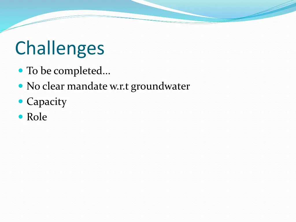 challenges