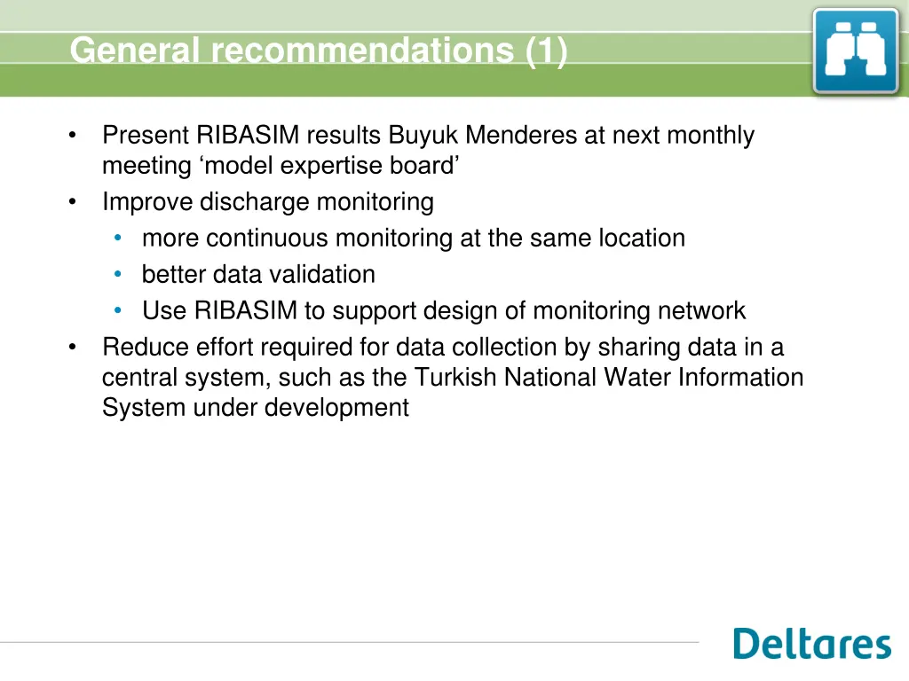 general recommendations 1