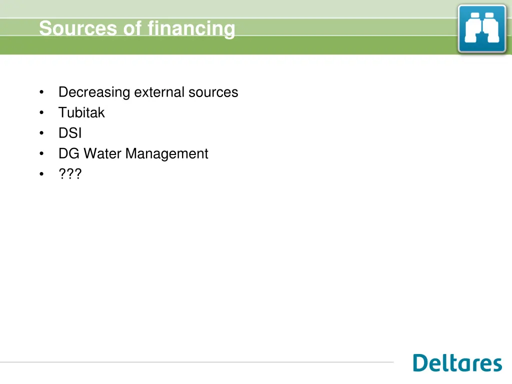 sources of financing