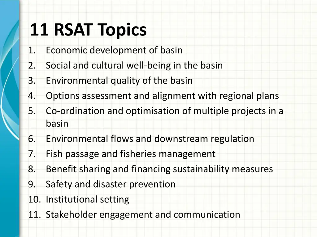 11 rsat topics 1 economic development of basin