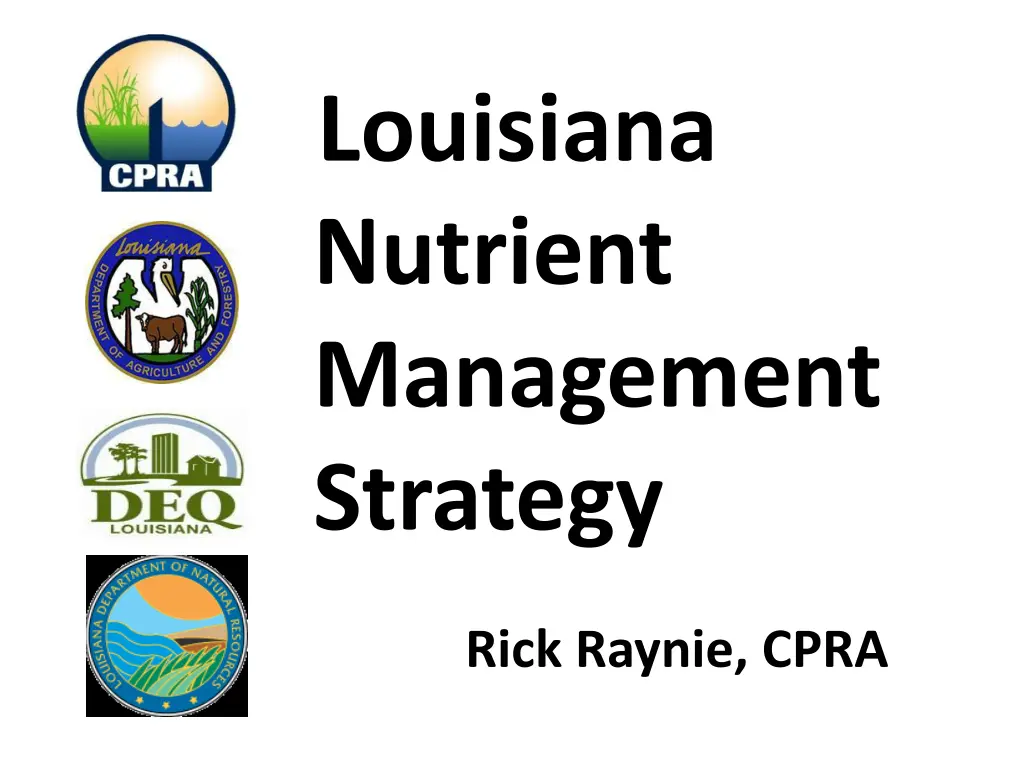 louisiana nutrient management strategy