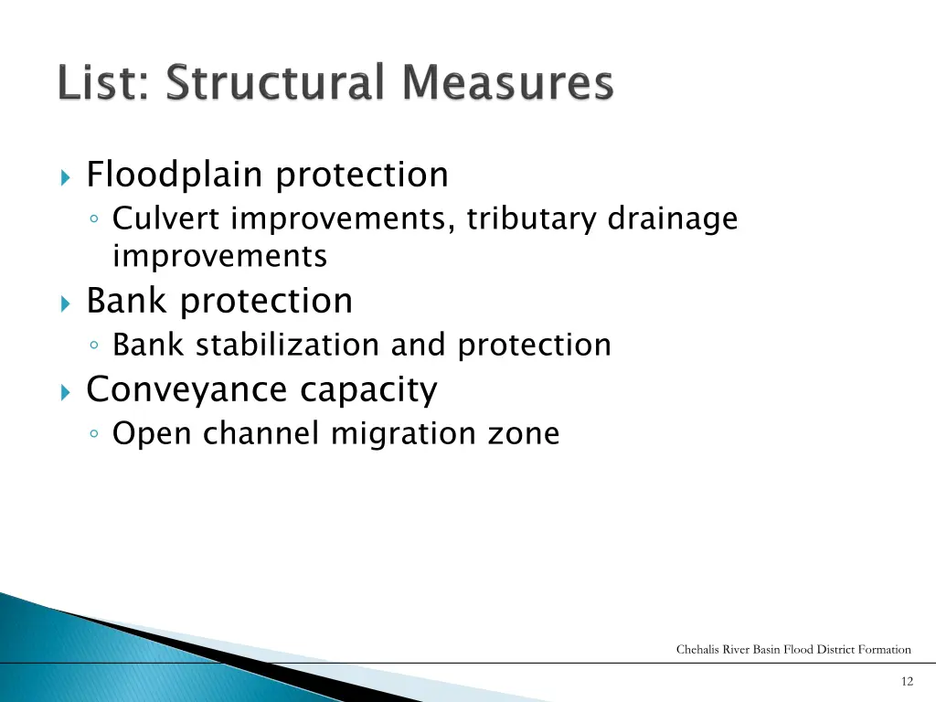 floodplain protection culvert improvements