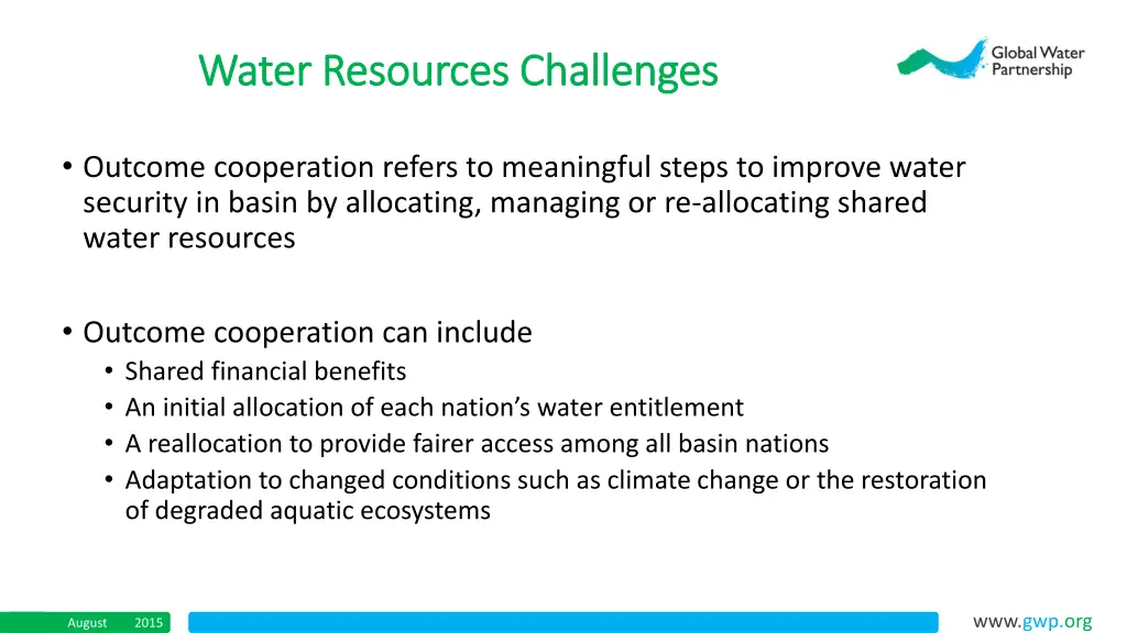 water resources challenges water resources 1