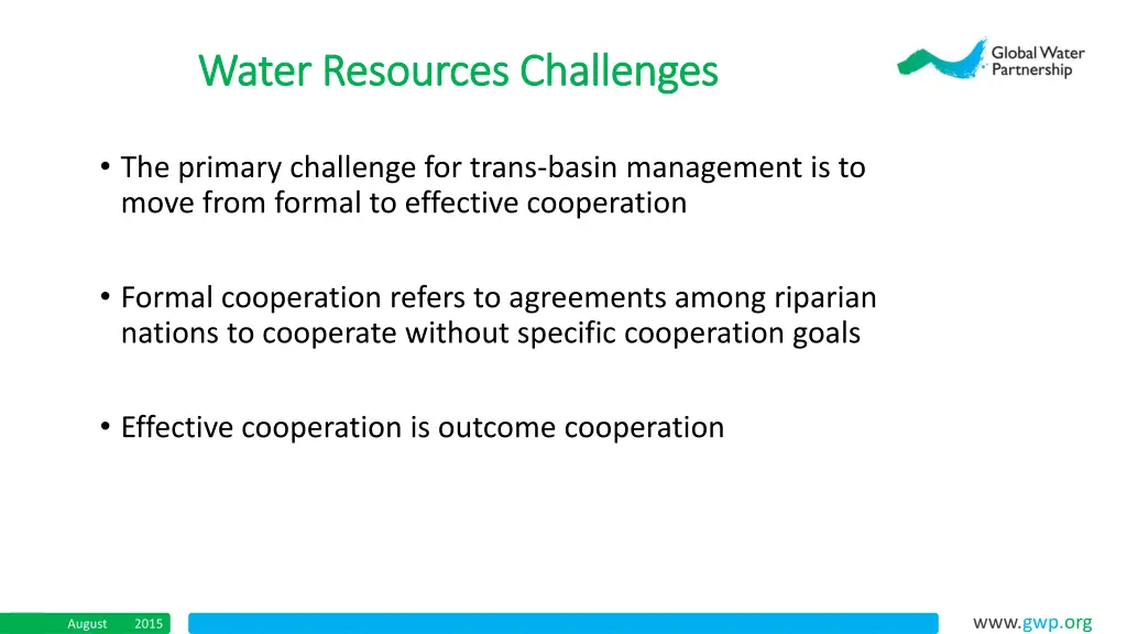 water resources challenges water resources