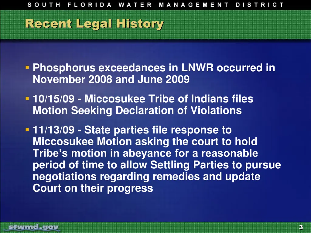 recent legal history