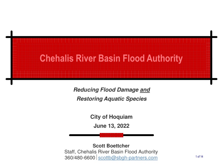 chehalis river basin flood authority