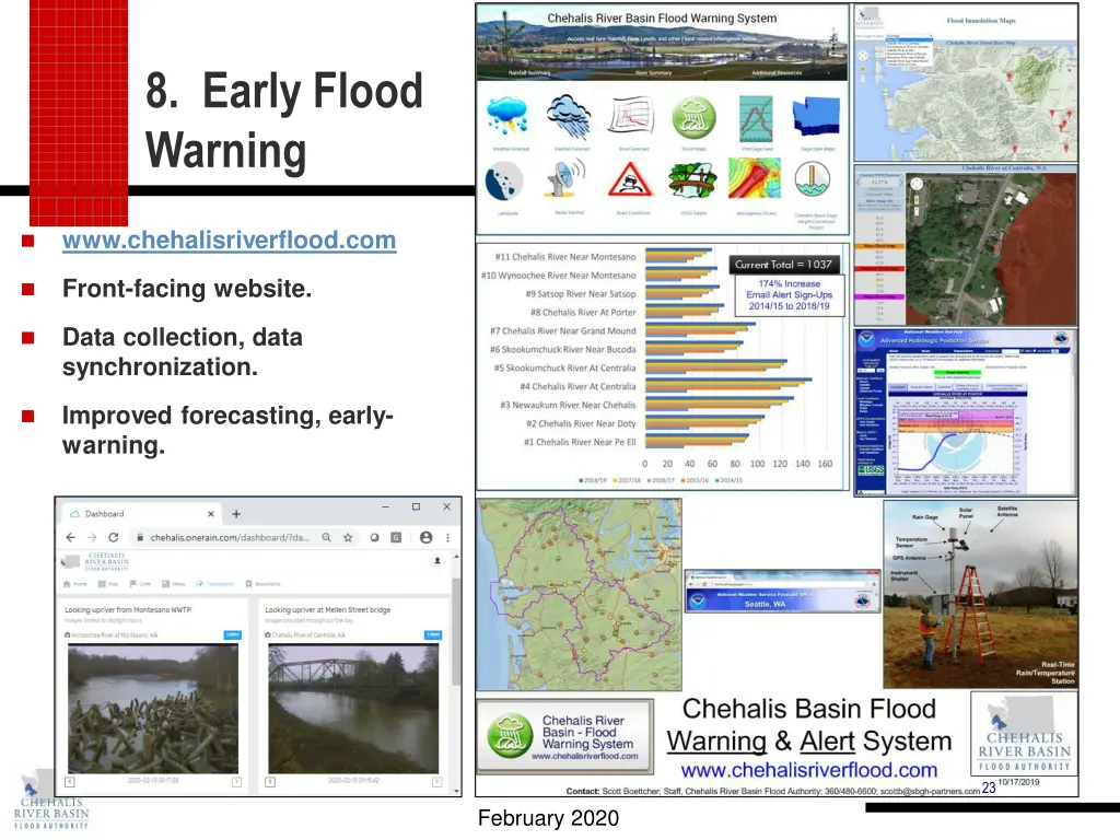 8 early flood warning