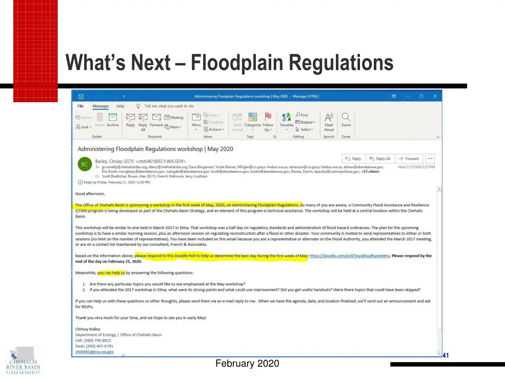 what s next floodplain regulations