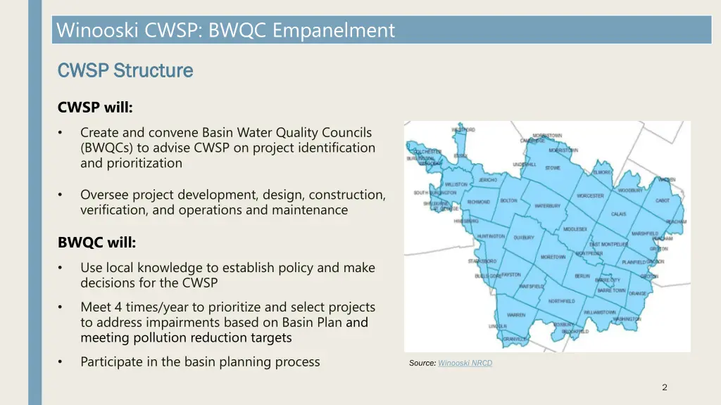 winooski cwsp bwqc empanelment 1